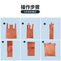 购物袋纯色大容量收纳袋环保超市时尚手提袋加厚可折叠买菜包