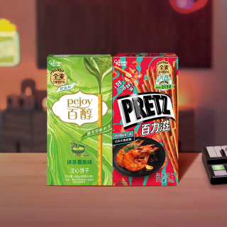 格力高百醇百奇百力滋饼干棒缤纷组合装休闲儿童零食