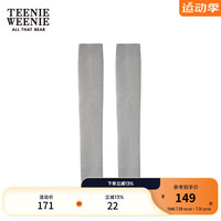 Teenie Weenie小熊2024年运动休闲感时髦瑜伽踩脚长袜女士袜子 中灰色 FRE