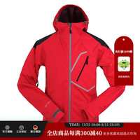 BIGPACKER 德国派格户外软壳冲锋衣内胆冬季外套保暖防风透湿耐磨 红色上衣 M