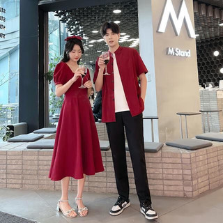 JYMMU夏天女生订婚衣服装夏季一裙一衣结婚礼服登记照宴方领连衣裙 女裙 2XL