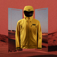 HELLY HANSEN 哈雷汉森 中国限定奥丁联名礼盒 男子冲锋衣 HC4ANCJ21M-YL 沙丘金 XL