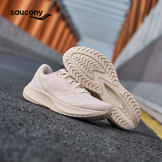 saucony 索康尼 MIRAGE FLOW 男子减震跑鞋 S28214-3 米咖啡 40.5