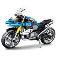 SEMBO BLOCK 森宝积木 名车世界系列 714532 摩托(带展示架)