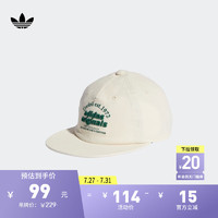 adidas运动遮阳帽子男女阿迪达斯三叶草IS0335 奇妙白 OSFM