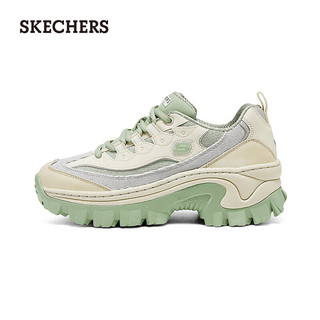 斯凯奇（Skechers）女子复古老爹鞋177234 薄荷绿/SAGE 38.5