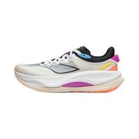 LI-NING 李宁 越影4 PRO 男子缓震跑步鞋 ARHU011-1 标准白/荧光浅桔/荧光晶绿 45