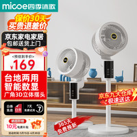 四季沐歌(MICOE)循环扇家用智能落地扇轻音低噪柔风立式家用办公室卧室空气循环大风力电扇JL-FS-002R