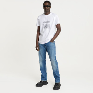 G-STAR RAW2024夏季T恤个性logo男士潮流凉爽透气时尚短袖D25674 D25674白色 S