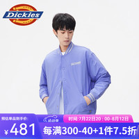 dickies 宽松休闲棒球服外套男女休闲运动外套10912 浅紫色 M