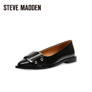 史蒂夫·马登 STEVE MADDEN/思美登 浅口休闲单鞋女士低跟尖头 GRAIL 黑色 39