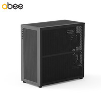 abee Designer C700W 全塔工作站机箱(立体风道&全规格主板兼容&双显卡&双路水冷&单电源) 【黑色】C700W全塔