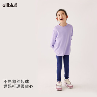 幼岚（ALLBLU）幼岚童装高弹两穿牛仔打底裤亲肤透气24秋季儿童女童打底裤 牛仔靛蓝  110cm