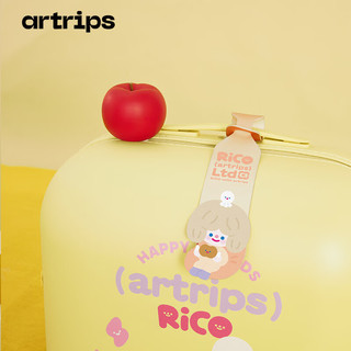 artrips &RiCO联名晴天娃娃行李牌潮玩可爱旅行箱挂牌登机牌吊牌托运牌