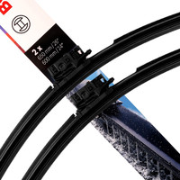 博世（BOSCH）雨刷器雨刮器雨刮片神翼26/24(18年之后奔驰斯宾特 带喷水孔)