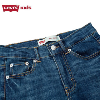 Levi's李维斯童装【511系列】男童牛仔裤春秋儿童裤子休闲梭织长裤 尤卡蓝 1