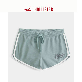 HOLLISTER24秋辣妹休闲运动风海豚毛圈布短裤 女 KI349-4237 蓝绿色 XS (160/64A)标准版