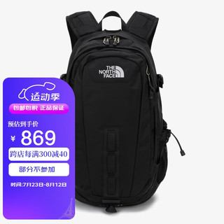 北面（The North Face）男女运动休闲双肩包大容量登山通勤收纳背包黑色 NM2DQ02A