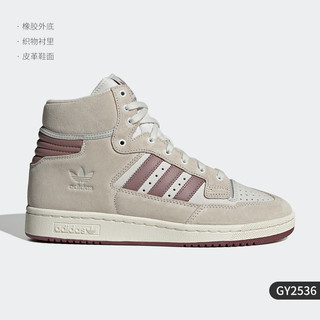 adidas 阿迪达斯 ORIGINALS Centennial 85 Hi 中性运动板鞋 GY2536 灰白/白/氧化红 37