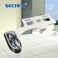 SECNAC 洗喜乐 洁身器出口日本智能马桶盖盖洗屁股冲洗器妇洗器单冷AMI630双喷嘴 自己安装