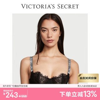 维多利亚的秘密（Victoria's Secret）性感经典舒适文胸胸罩内衣女 54A2黑色-超薄款 11220330 36DD