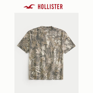 HOLLISTER24夏新款美式情侣工装印花宽松