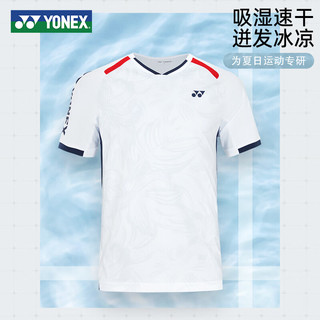 YONEX尤尼克斯服装羽毛球服 男式短袖