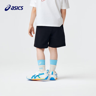 asics亚瑟士童装2024儿童夏季运动短裤奥运趣味凉感吸汗抗菌 001黑色 110cm