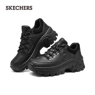 斯凯奇（Skechers）女士高帮雪地靴177226 全黑色 35