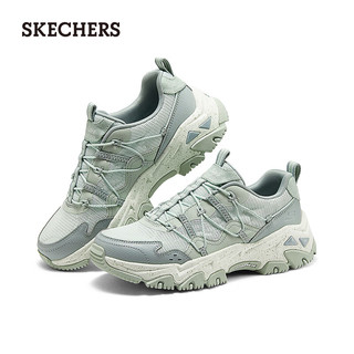 斯凯奇（Skechers）2024年夏季女鞋一脚蹬徒步运动鞋180129 木炭灰色/多彩色/GRMT 38.5