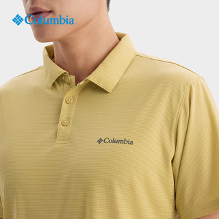 Columbia哥伦比亚户外24春夏新品男降温凉爽POLO衫短袖T恤XE4476 464 L(180/100A)