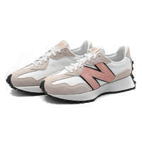 new balance 327系列 中性休闲运动鞋 WS327LR-白粉色