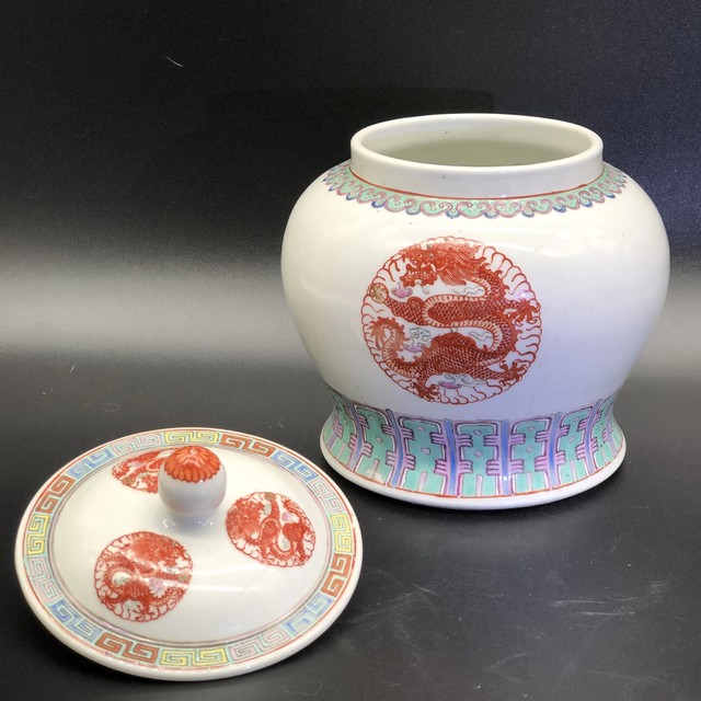 捡大漏，大开门！无脑入手的极品民窑！清代光绪时期粉彩团龙纹将军罐