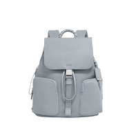 TUMI 途明 女士双肩包Voyageur纯色简约日常通勤背包 0196651OLV 卤素蓝 中号