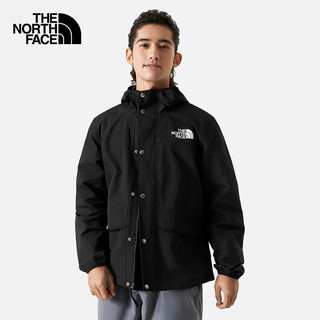 THE NORTH FACE 北面 防风夹克男户外舒适防风单层夹克风衣5JYN 黑色/JK3 XXL