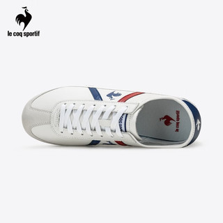 乐卡克（Le coq sportif）法国公鸡蒙贝利尔复古经典低帮休闲鞋男女鞋 白色 44 