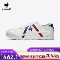 乐卡克（Le coq sportif）法国公鸡蒙贝利尔复古经典低帮休闲鞋男女鞋 白色 42.5 