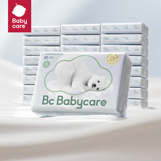 babycare 婴儿抽取式保湿纸巾 80抽*24包