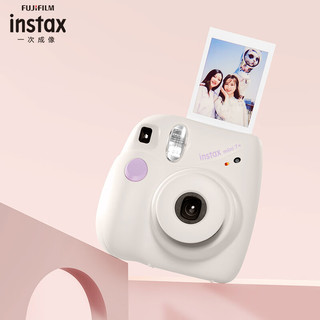 FUJIFILM 富士 INSTAX富士instax立拍立得 一次成像相机 mini7+（mini7c/s升级款）白