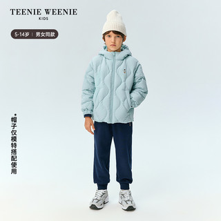 TEENIEWEENIEKIDS TeenieWeenie Kids小熊童装24冬季男女童中厚刺绣三防连帽羽绒服