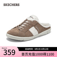 斯凯奇（Skechers）女士一脚蹬休闲鞋100673 栗色/CSNT 35.5