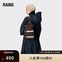 RainsTrail Sling Bag W3斜挎单肩通勤骑行运动单肩包男女 深棕色 (24秋冬)