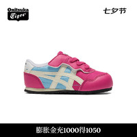 Onitsuka Tiger鬼塚虎小童鞋婴童学步休闲鞋SERRANO™ KIDS 粉色/蓝色 23.5码