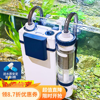 SUNSUN 森森 鱼缸过滤器 6W过滤器+滤材排污