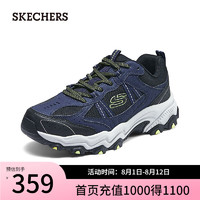 斯凯奇（Skechers）男士绑带城市户外鞋237527 海军蓝色/黑色/NVBK 44