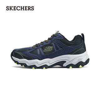 斯凯奇（Skechers）男士绑带城市户外鞋237527 海军蓝色/黑色/NVBK 44