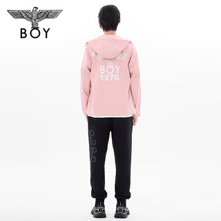 BOY LONDON24秋男女同款外套经典印花户外登山潮酷外套N23062 粉色 L