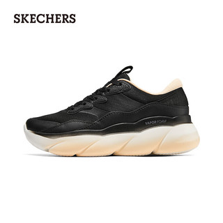 斯凯奇（Skechers）女士运动风绑带运动鞋150085 黑色/多彩色/BKMT 39