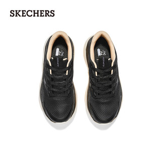 斯凯奇（Skechers）女士运动风绑带运动鞋150085 黑色/多彩色/BKMT 39