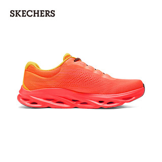 斯凯奇（Skechers）2024年夏季男轻质缓震跑步鞋运动鞋220908 珊瑚色/CRL 42.5